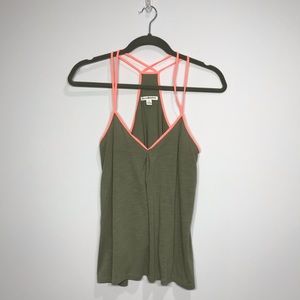 American Eagle | Strappy V Neck Comfy Tank Top